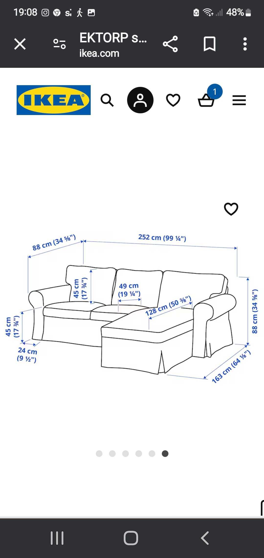 Narożnik ikea funkcja spania pojemnik na pościel