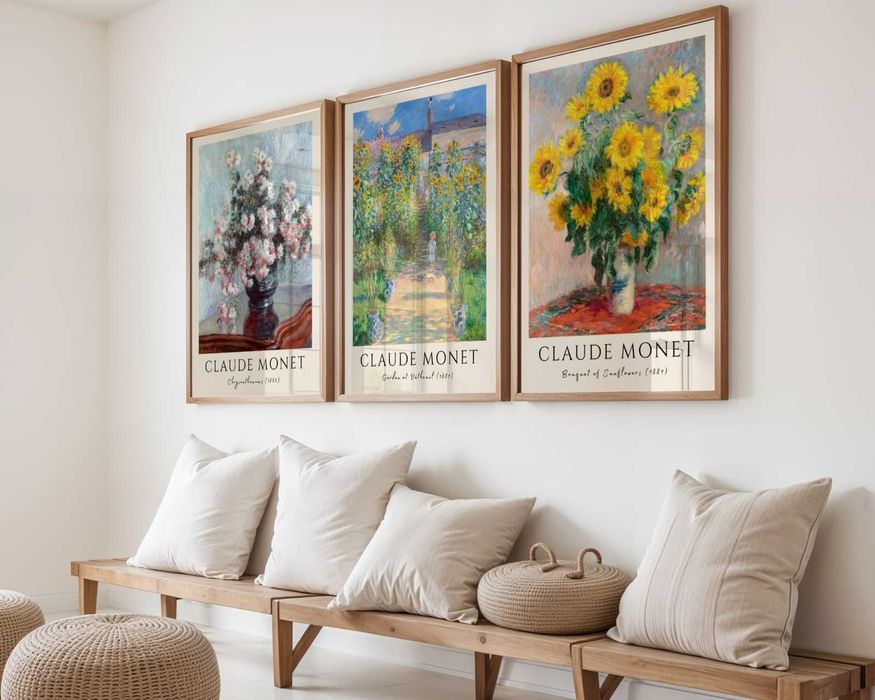 Zestaw plakatów Claude Monet - sztuka w pięknym wydaniu
