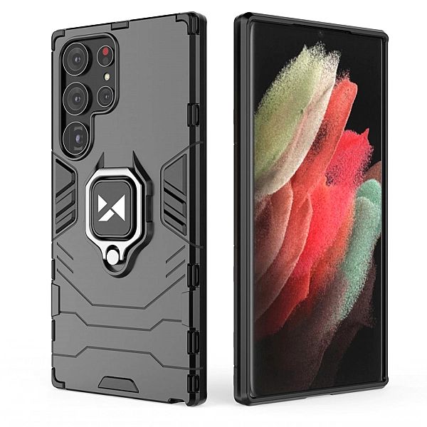 Wozinsky Ring Armor etui Samsung Galaxy S23 Ultra pancerny pokrowiec u