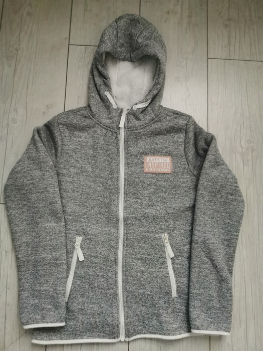 Bluza z kapturem ciepła 146/152 cm