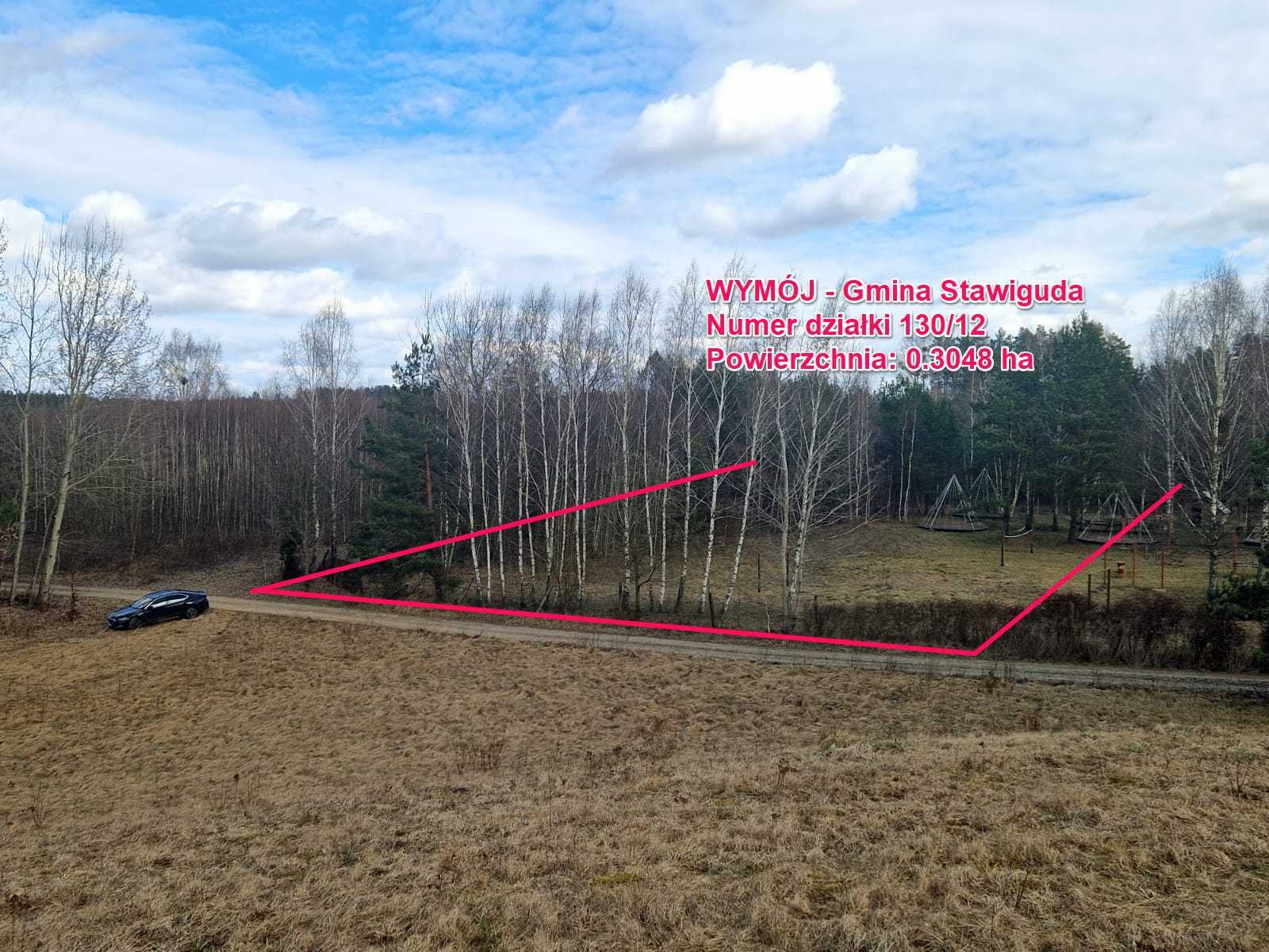 WYMÓJ - Gmina Stawiguda działka 0.3048 ha, MPZP