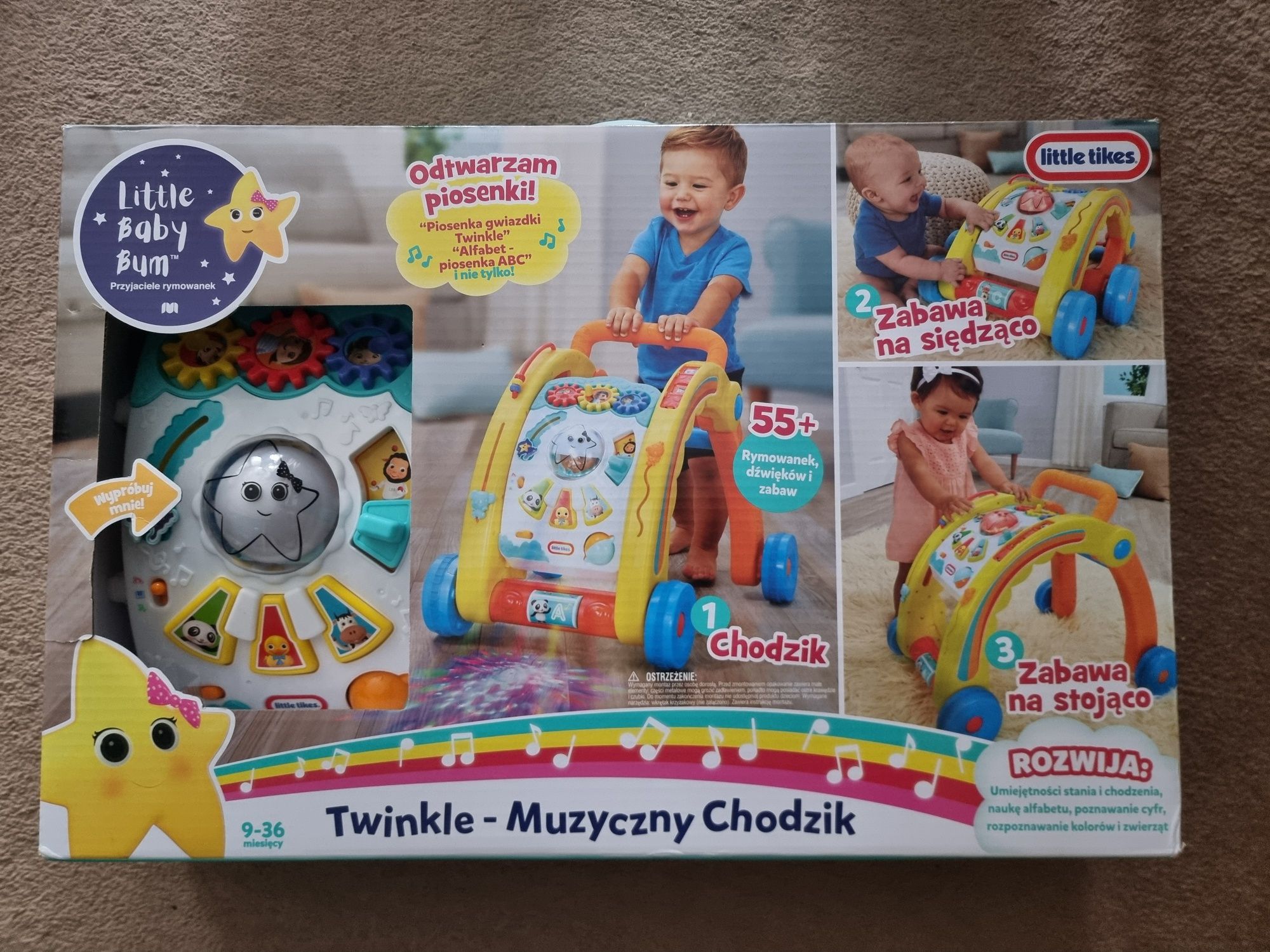 Nowy Chodzik 3w1 Little Baby Bum Muzyczny