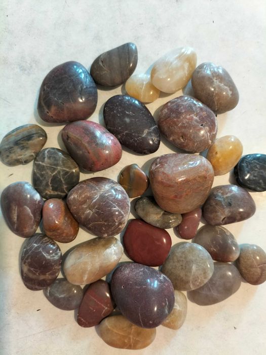 грунт для аквариума, цветов, мраморные полоски