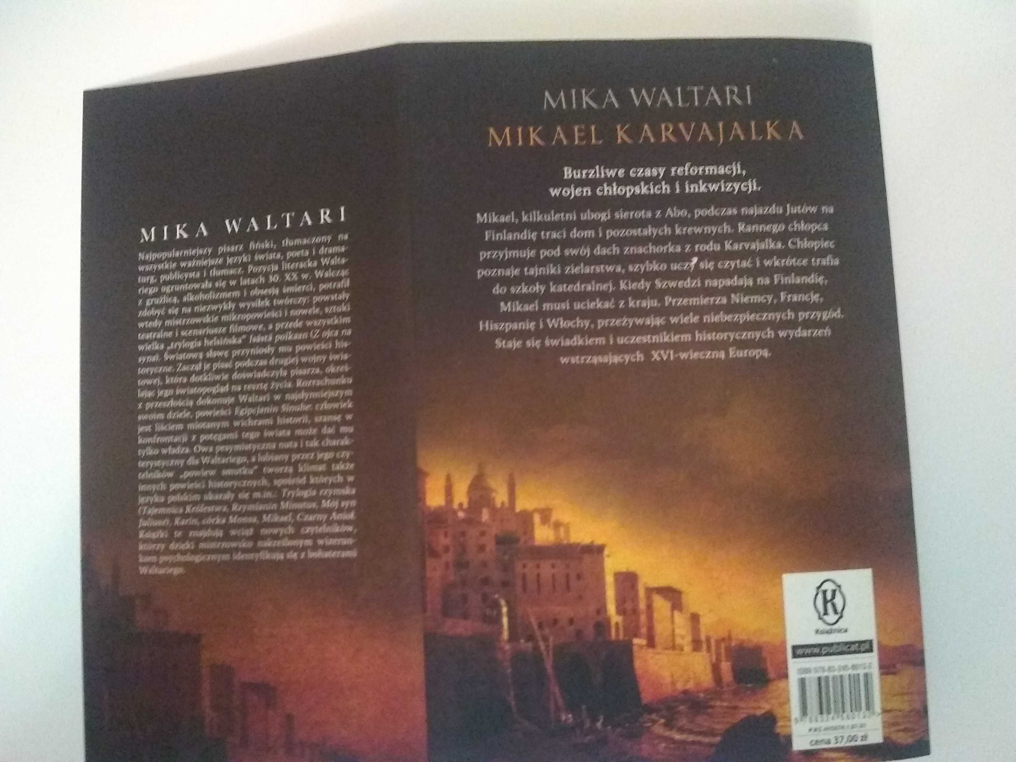 Książka: Mikael Karvajalka, Mika Waltari