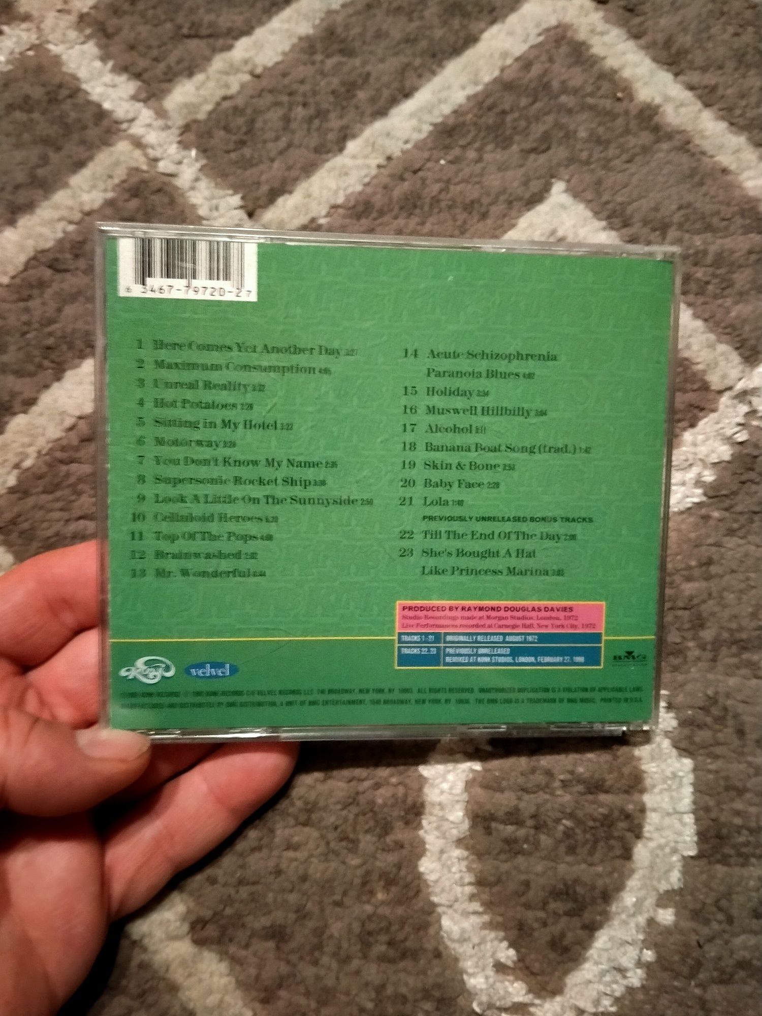 The Kinks klasyczny rock . pop rock cd