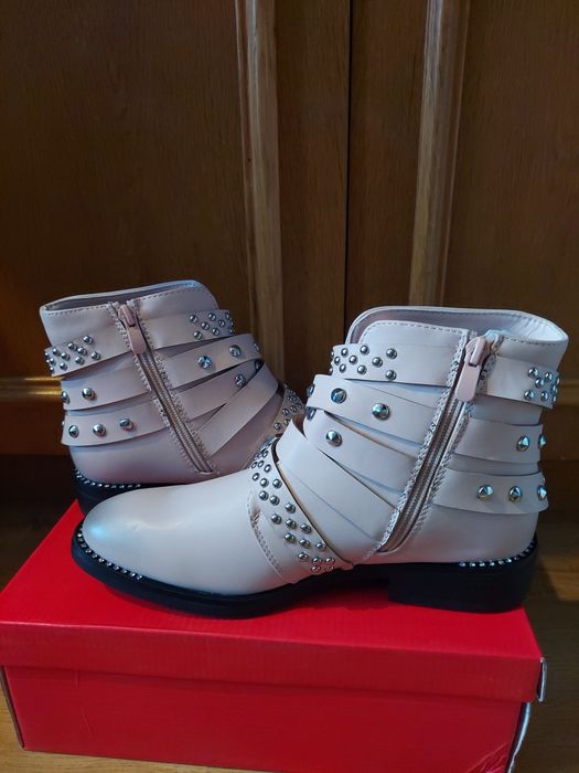 Buty damskie  pudrowy róż