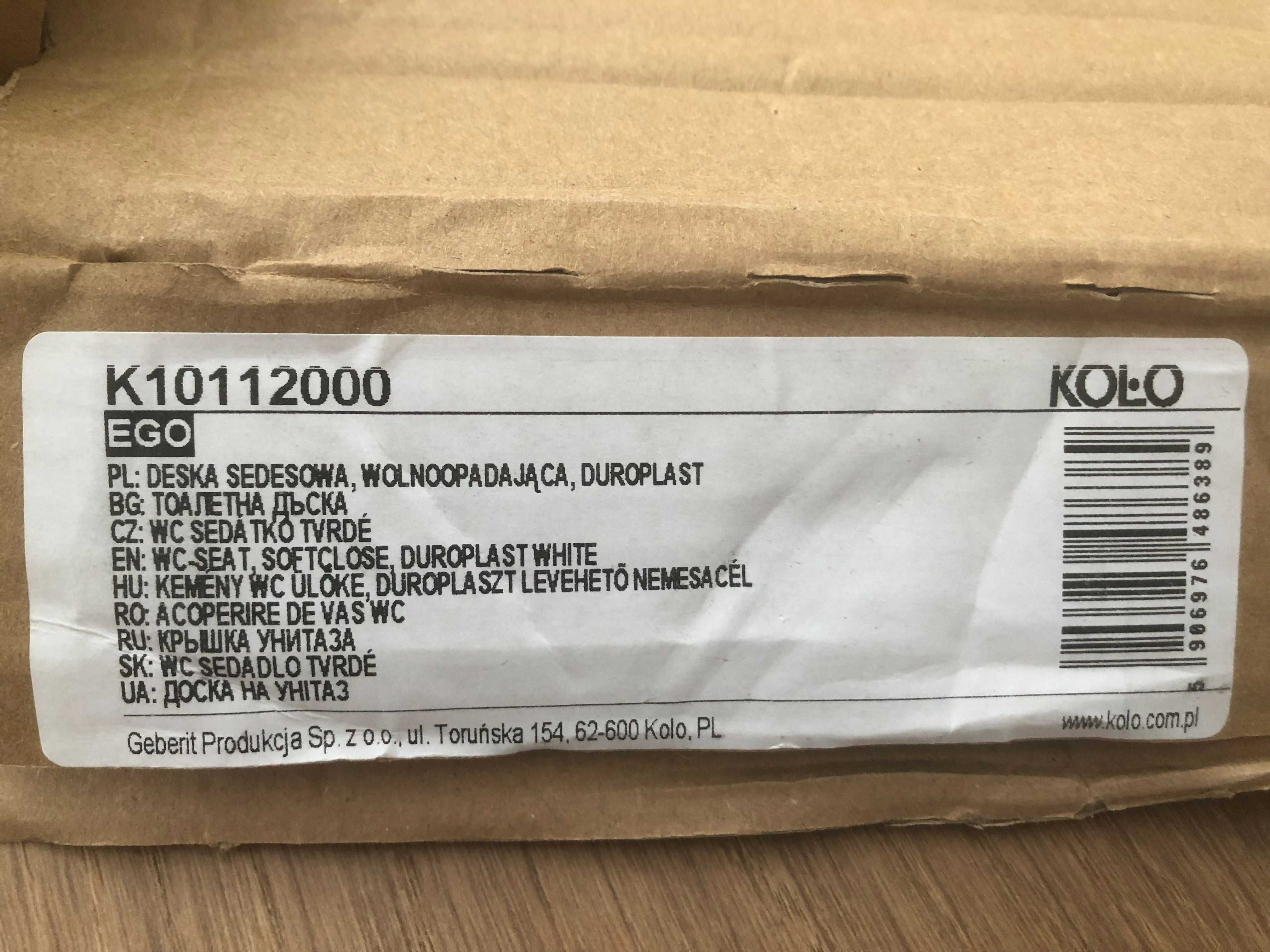 Крышка для унитаза Сидіння для унітаза KOLO EGO K10112000 Польша