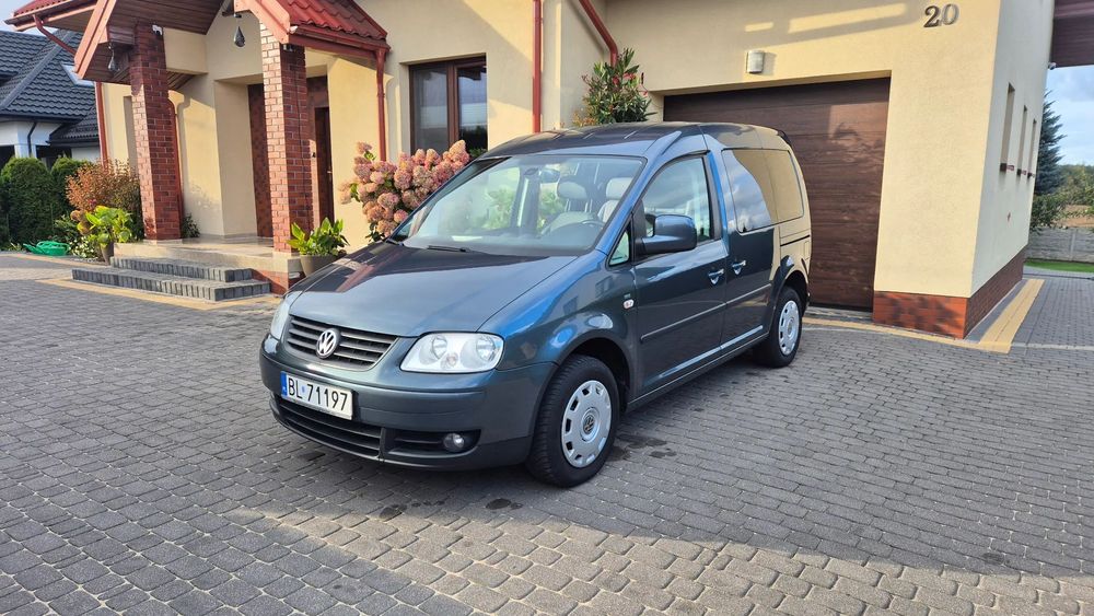 Volkswagen Caddy Volkswagen Caddy 2008 1.9 TDI Osobowy Bogata wersja wyposażenia