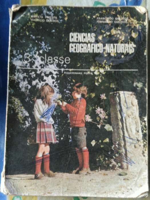 Livros escolares antigos Ciencias Naturais