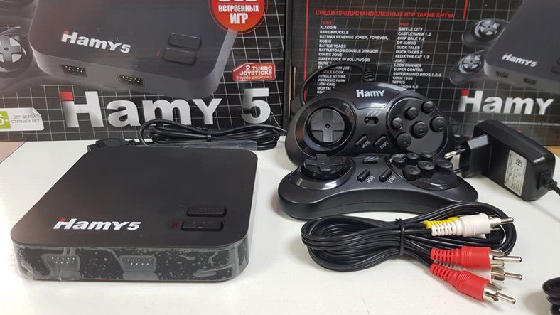 Приставка Dendy Sega 505 игр HAMY5 Денди Mortal Kombat Соник BattleTod