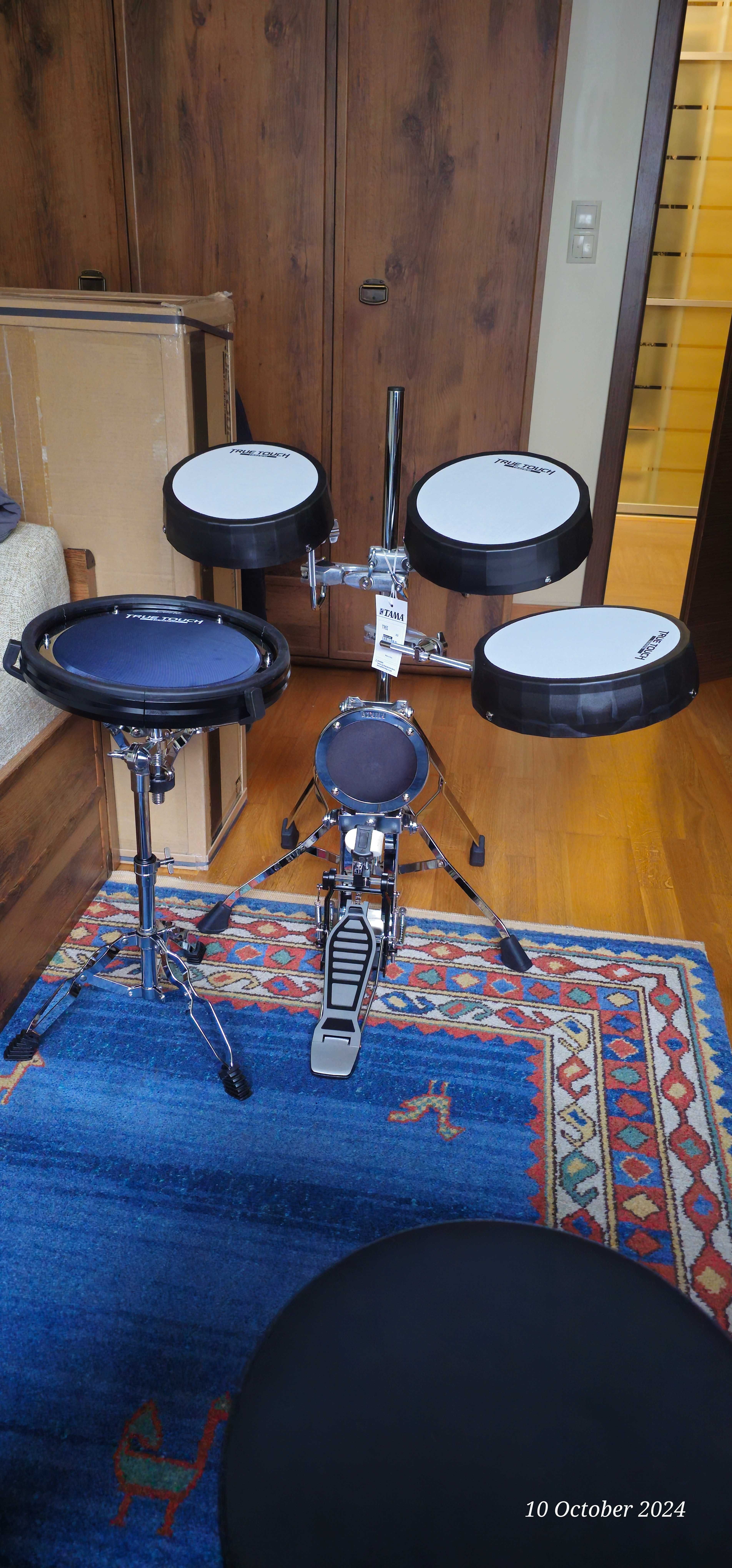 Tama True Touch Training Kit - Cicha mini perkusja z dźwiękiem do domu