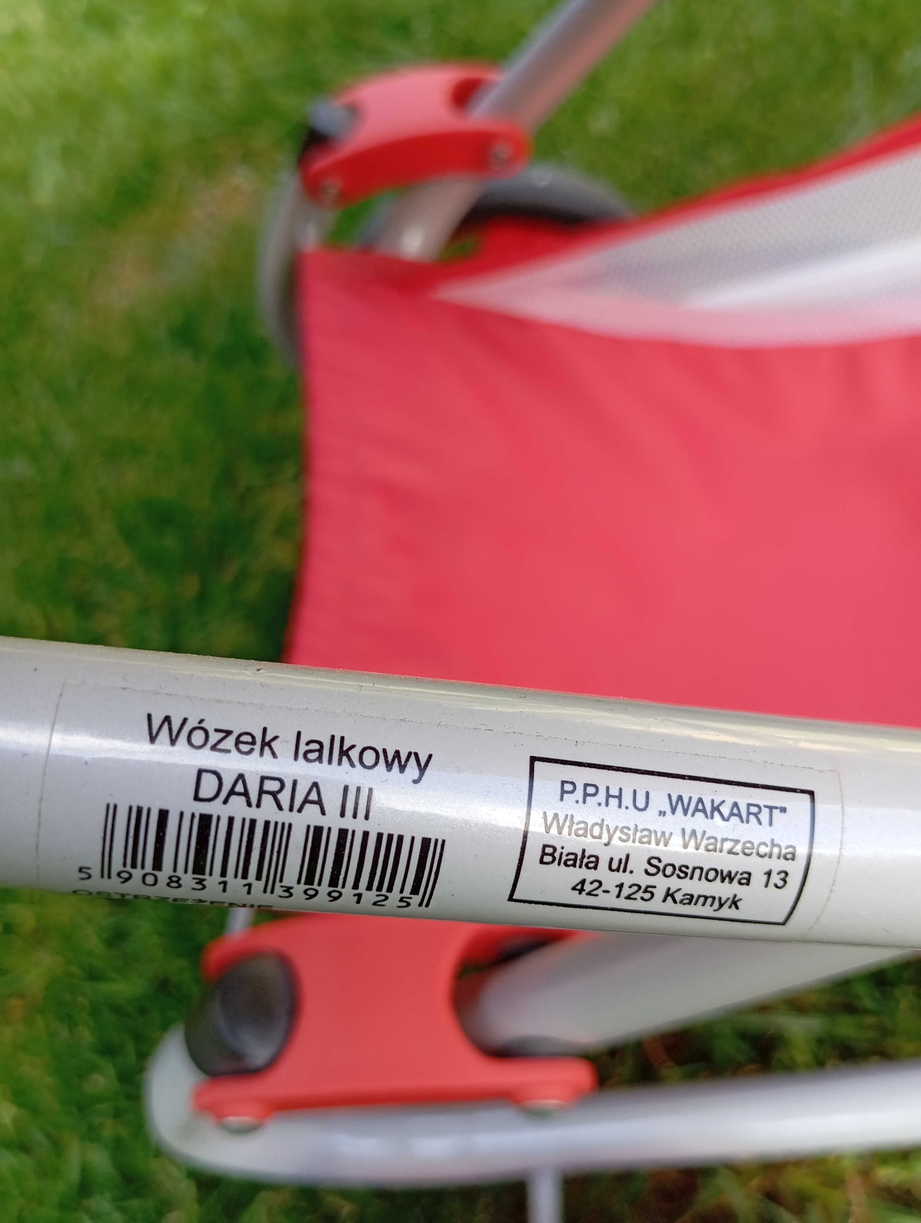 Wózek dla lalek Daria III, Wakart