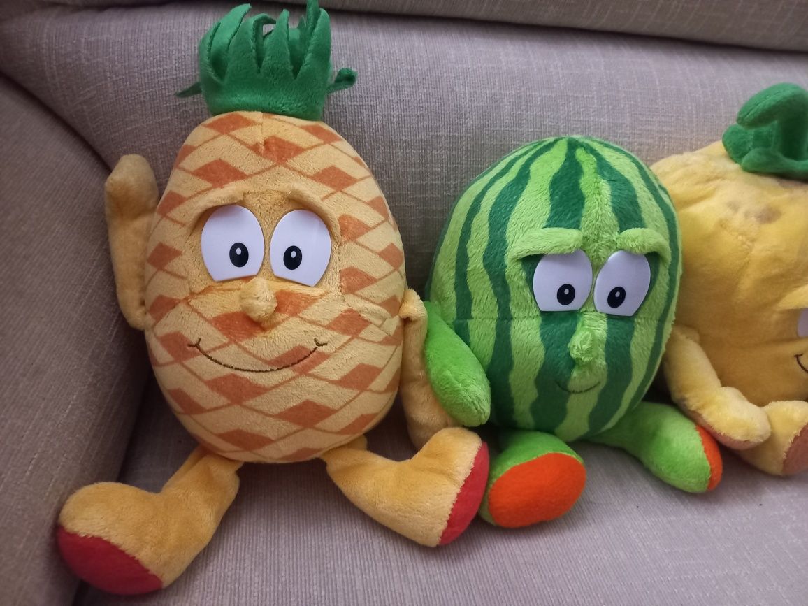 Peluches coleção frutas e legumes