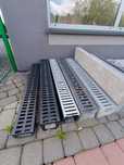 Odwodnienie liniowe, korytko betonowe, ciek wodny, Transport żeliwo
