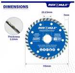 Tarcza diamentowa 115mm RDXMAX 2 sztuki