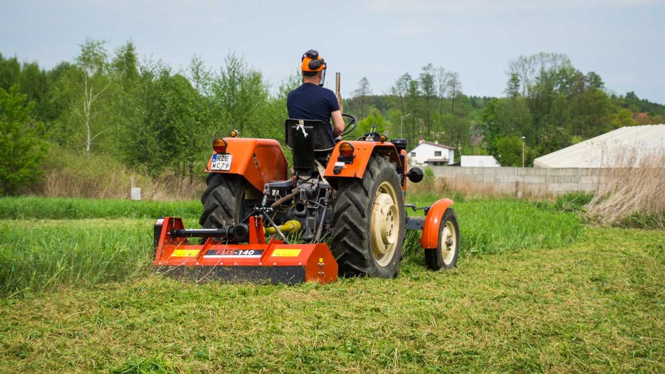 Kosiarka bijakowa RMEET FMS-140 === Mulczer do trawy == 100% POLSKI