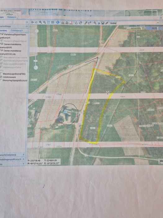 Zamienię działkę rolną