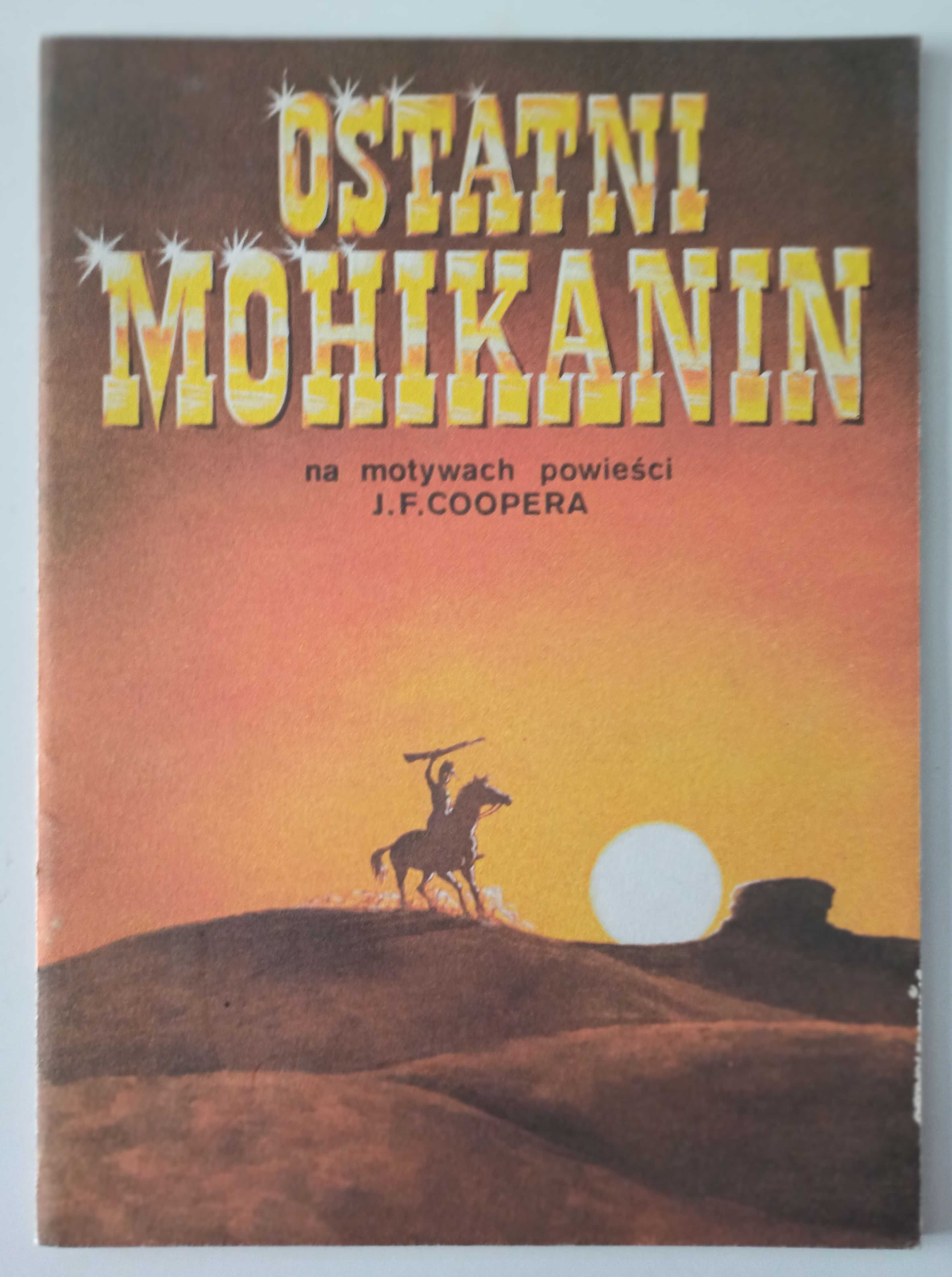 Ostatni Mohikanin - komiks I wydanie 1988