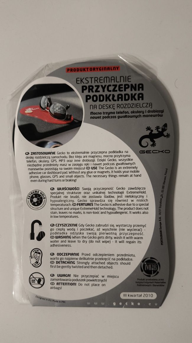 Podkładka na deskę rozdzielczą NOWA PZPN