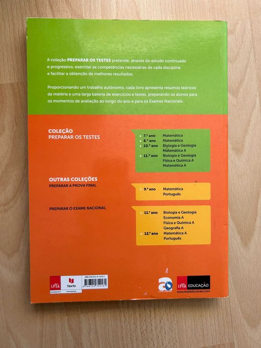 Livro Preparar os Testes Física e Química- 11ºAno