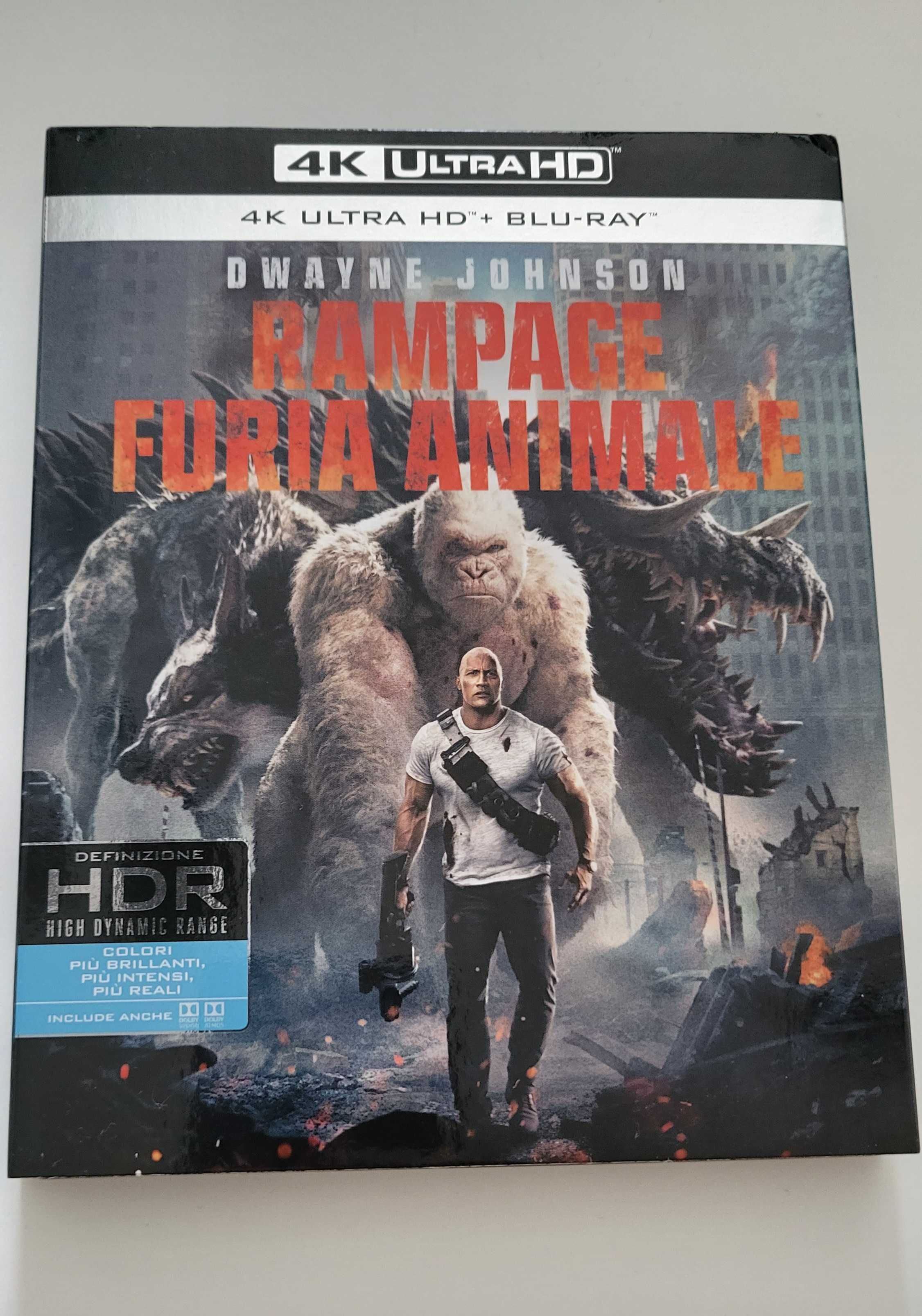 Rampage Dzika Furia 4H UHD +  Blu-ray