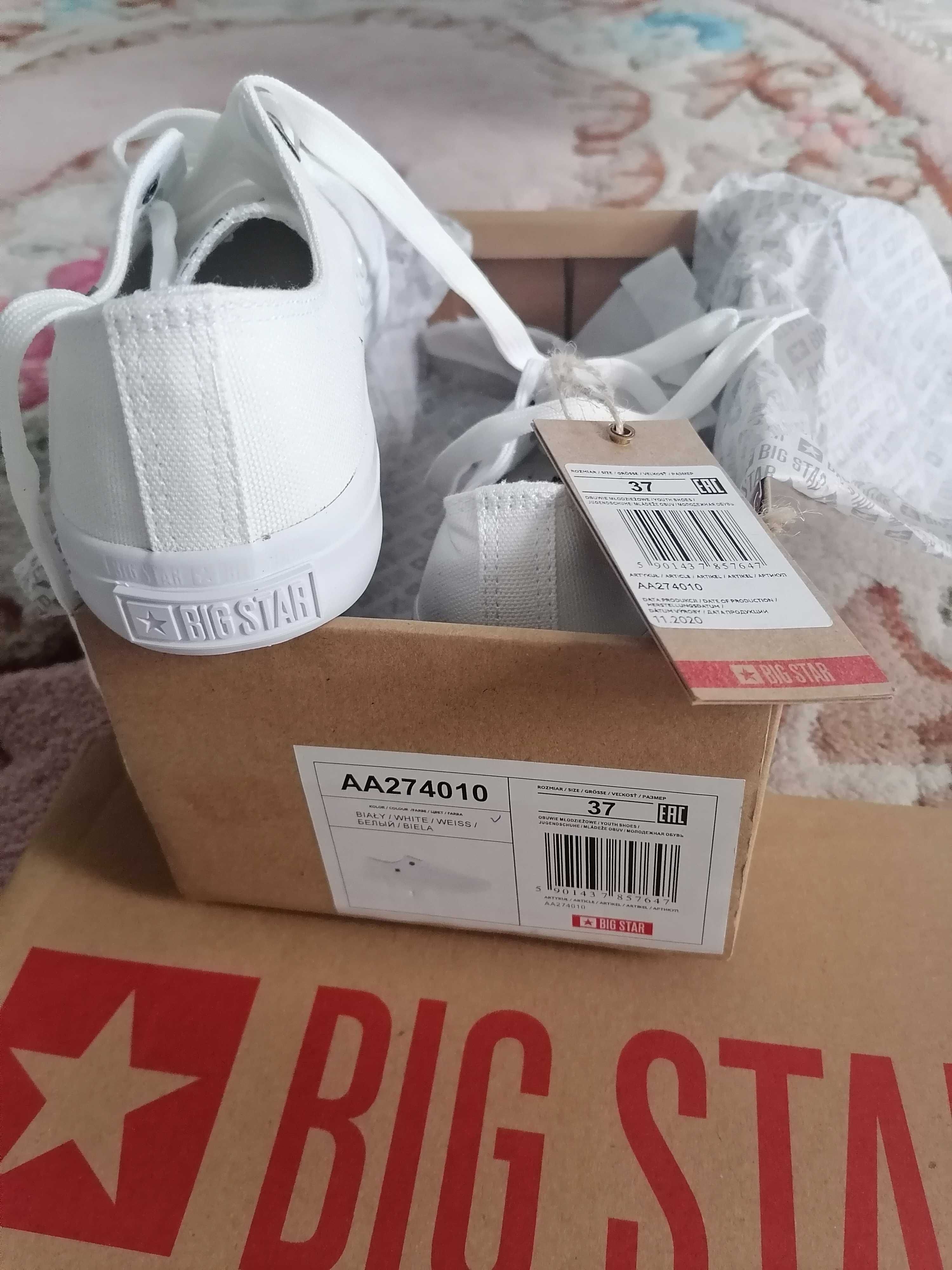 Trampki Big Star roz. 37 nowe