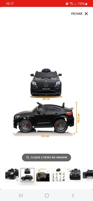 Mercedes GLC63s AMG Carro Elétrico