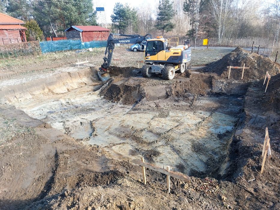 Prace ziemne niwelacja wykopy