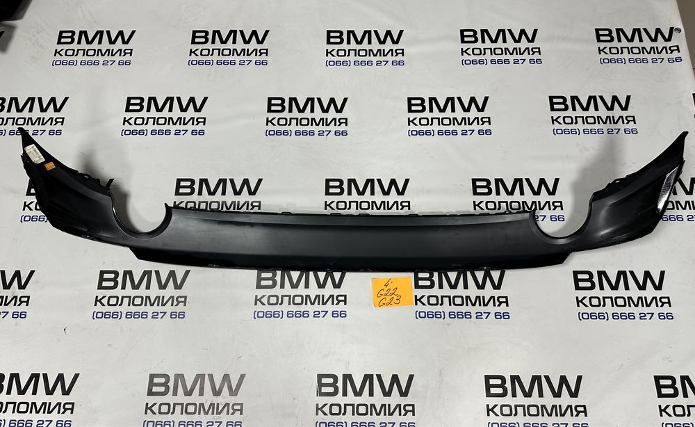 BMW 4 G23 G22 дифузор зад бампера бмв 4 г22 г23 накладка бампера