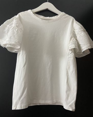 Tshirt de algodao Branca