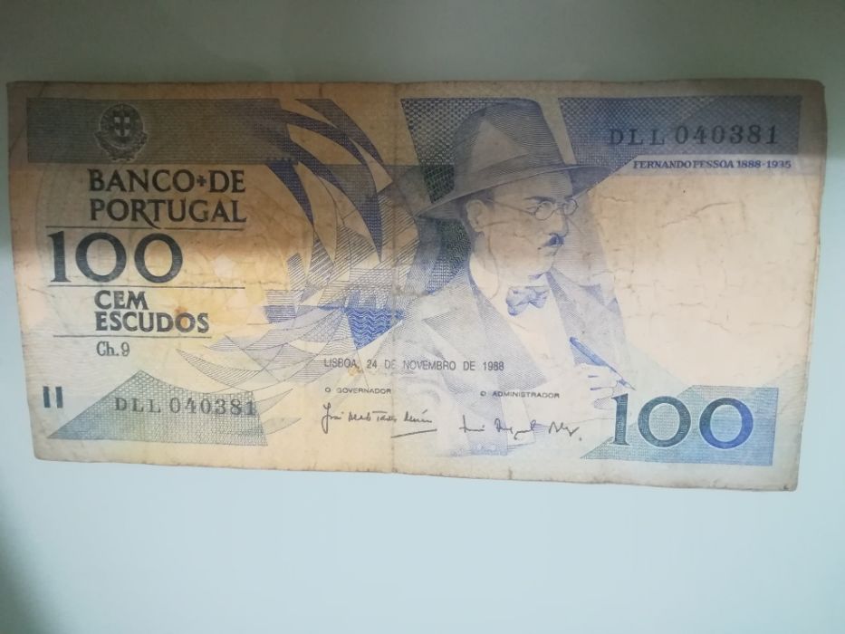 nota de 100 escudos