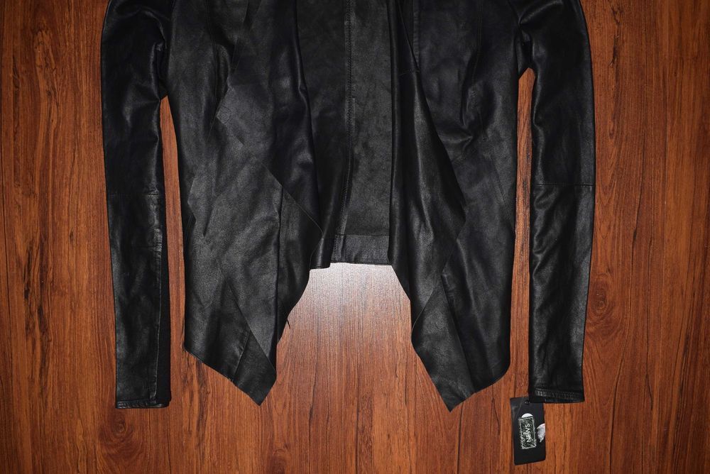 LMC Leather Jacket (Женская Кожаная Куртка Косуха Накидка )