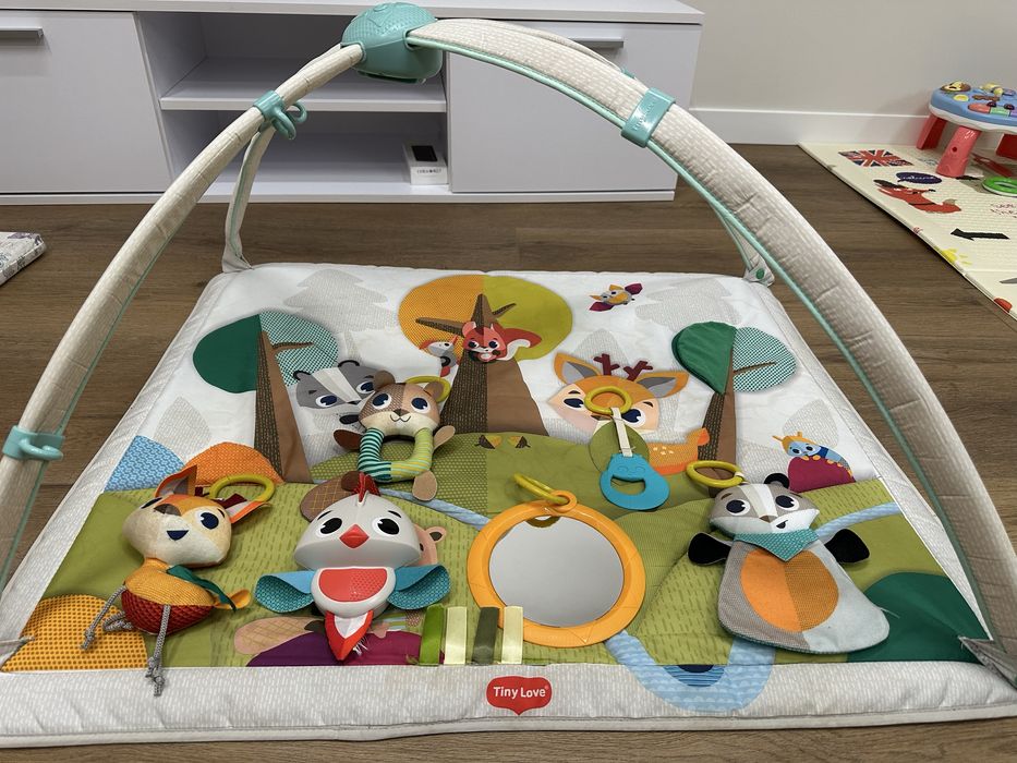 Развивающий коврик Tiny Love Лесные друзья, с дугами, 86х78 см