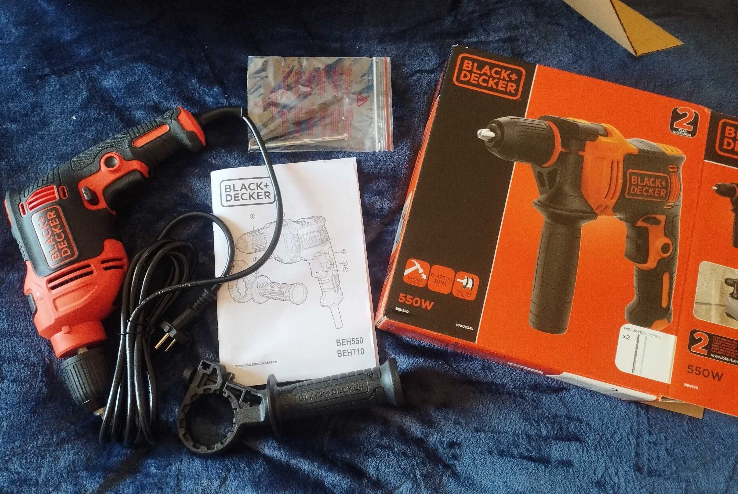 Black Decker, Berbequim BEH550 e Rebarbadora BEG010