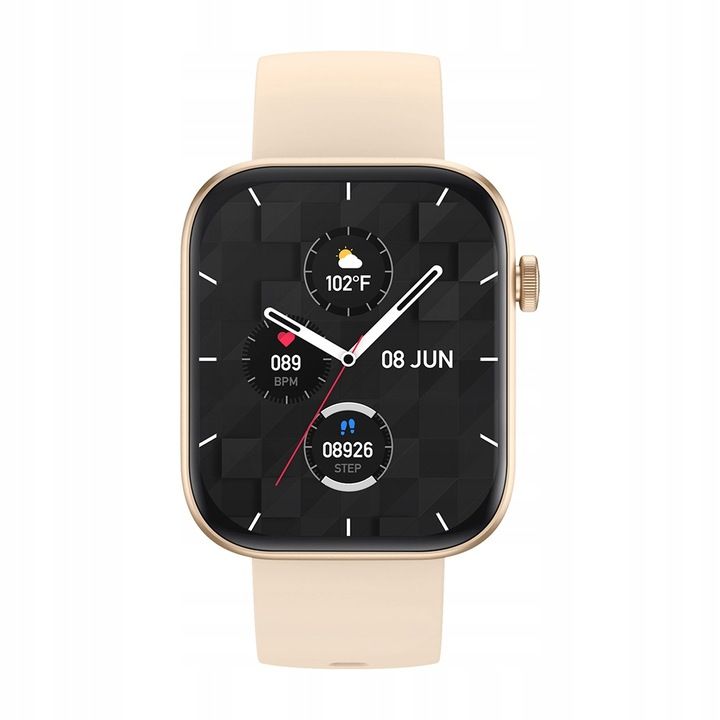 Smartwatch Zegarek Damski Polskie Menu Rozmowy Sms Smart Watch + 2 Pas