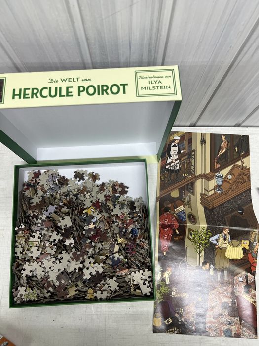 ПАЗЛИ 1000шт Світ Еркюля Пуаро" (The World of Hercule Poirot)