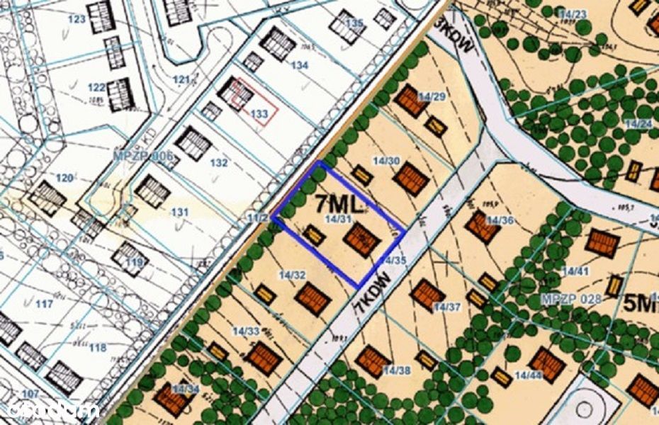 Działka budowlana I Puszcza Zielonka I MPZP