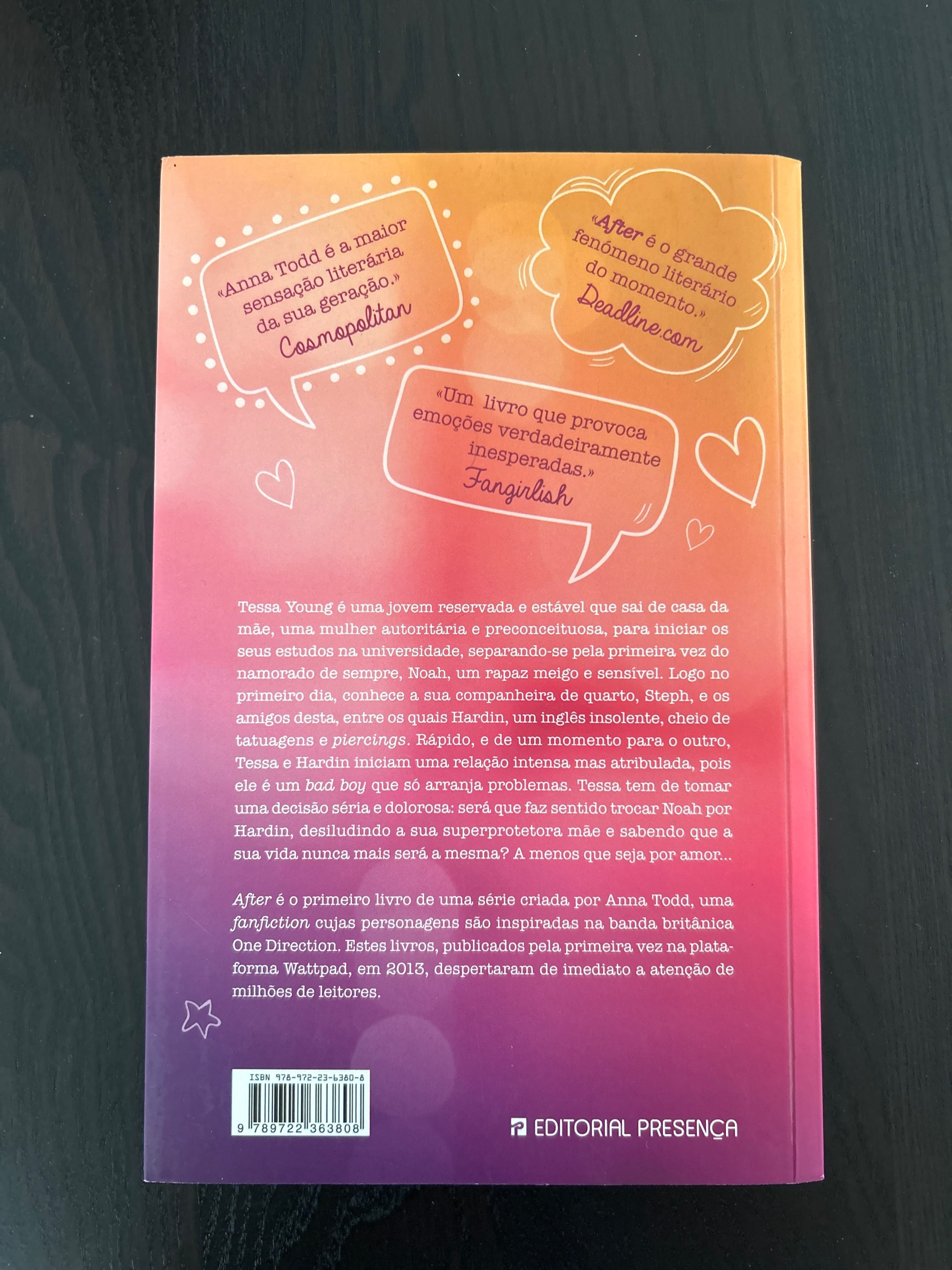 Livro “After” (livro 1), da Anna Todd