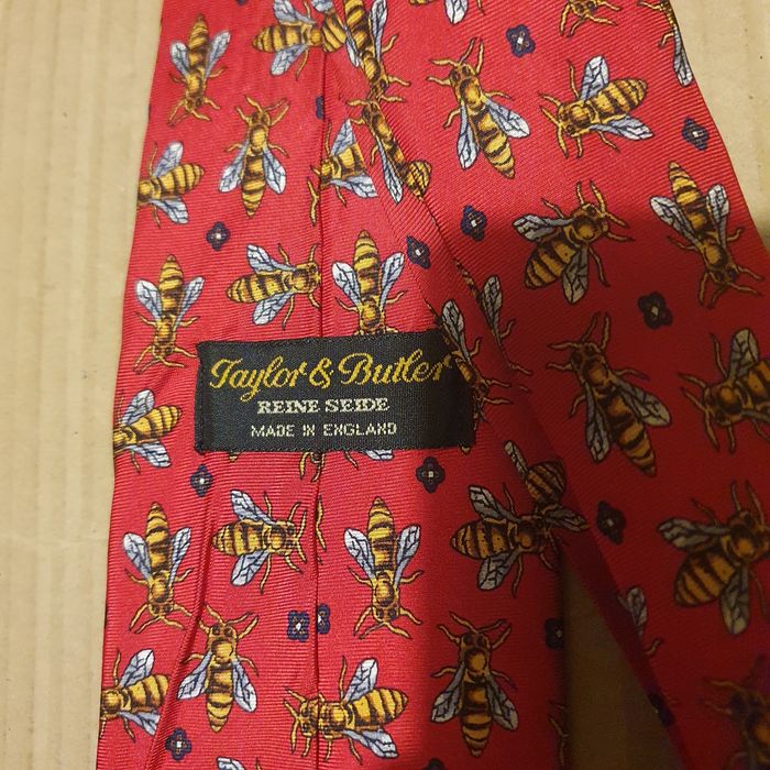 Krawat pszczoły jedwab(k-1) OK