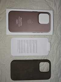 Оригінальний чохол Apple iPhone 15 Pro FineWoven Case MagSafe Taupe