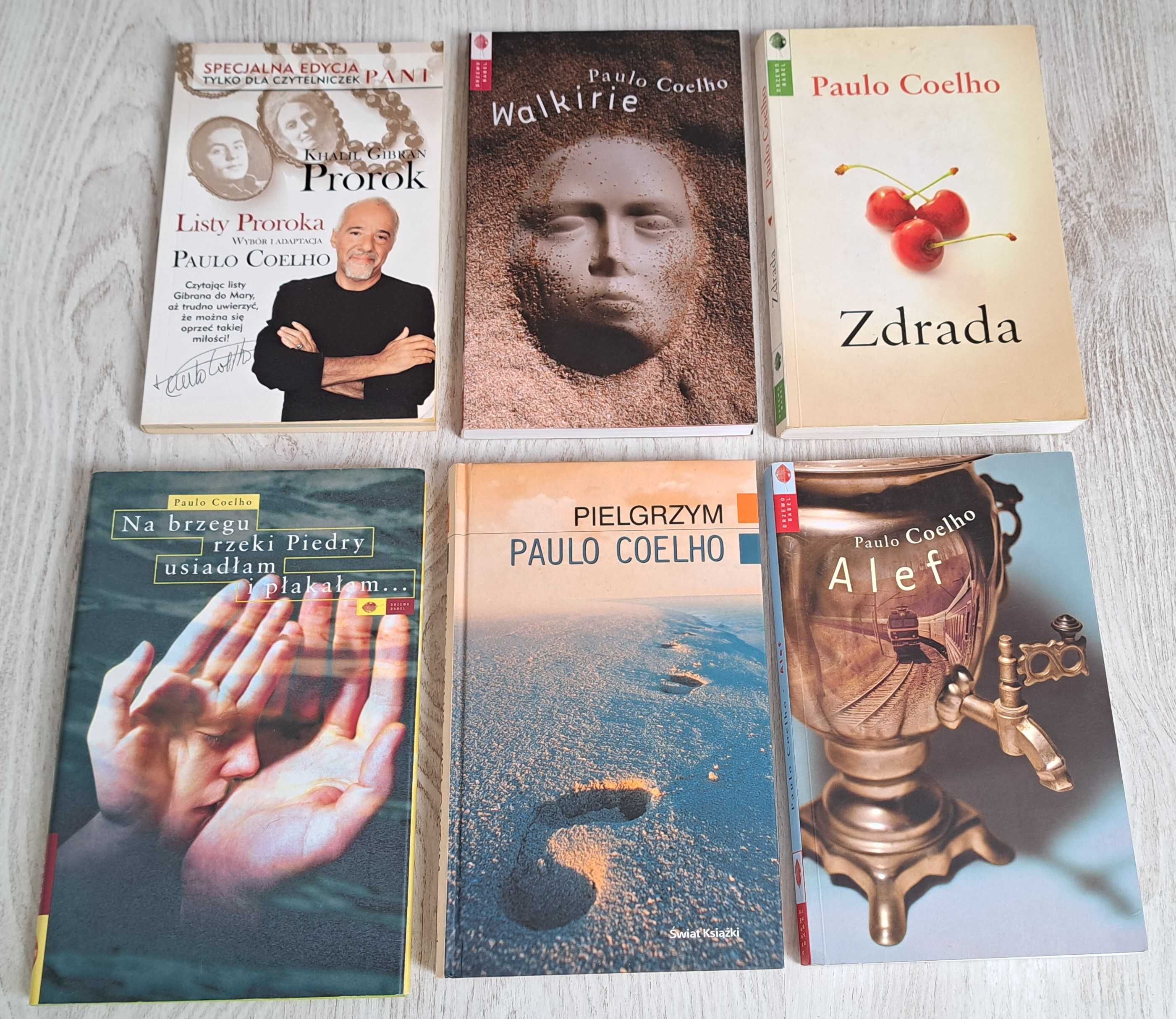 6 Coelho Na brzegu Walkirie Alef Zdrada Pielgrzym Gibran Listy proroka