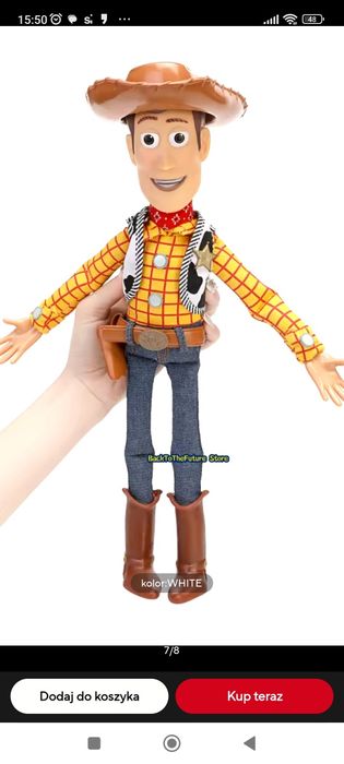 NOWA lalka Chudy, Woody, Toy Story, Mikołaj, Święta, prezent