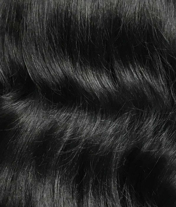 peruka syntetyczna fale 66 cm czarna