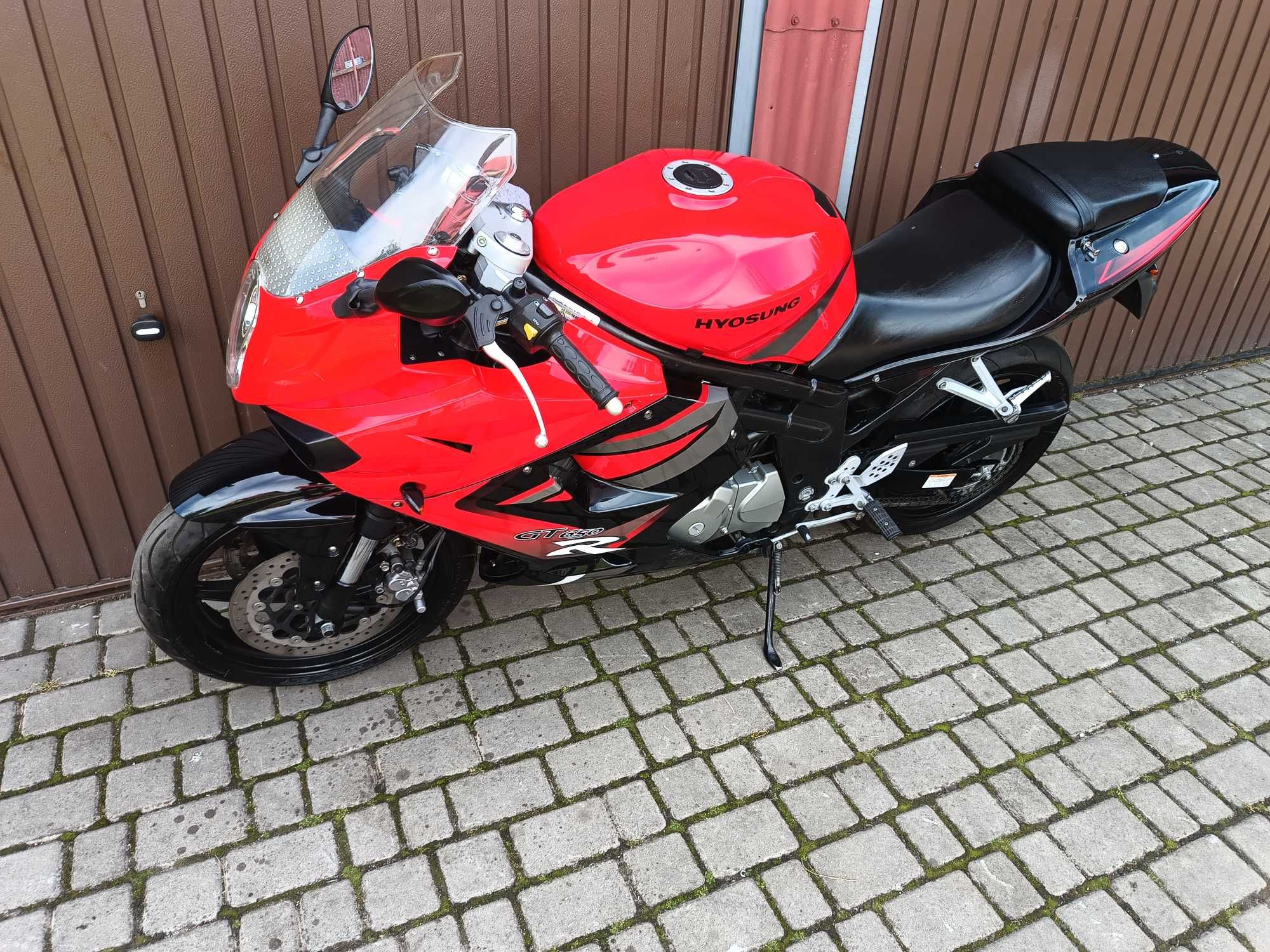 Piękny Hyosung GT 650 z Niemiec, 1 właciciel MOTOCYKLE ŻURAWICE