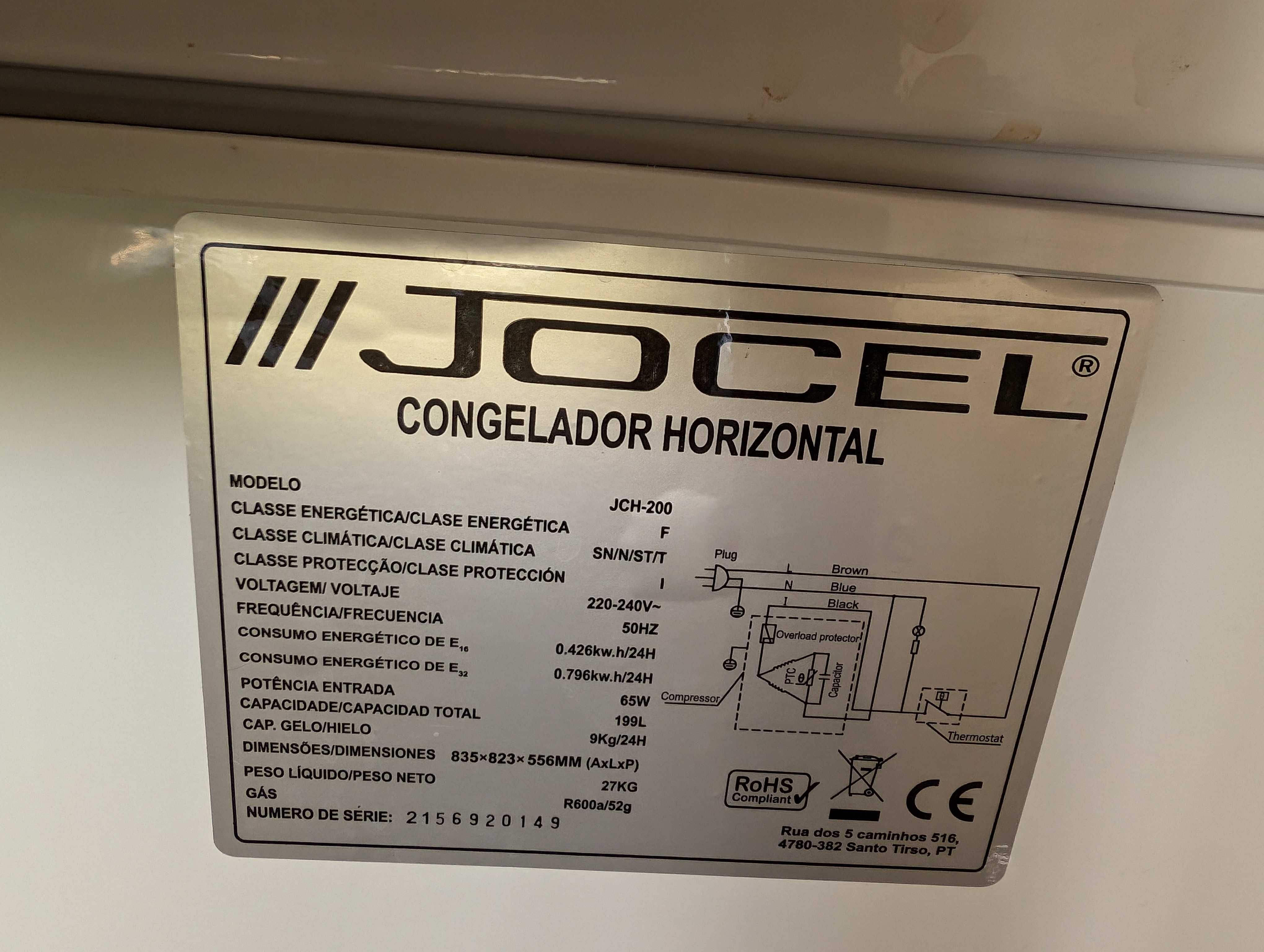 Arca Congeladora horizontal JCH-200
