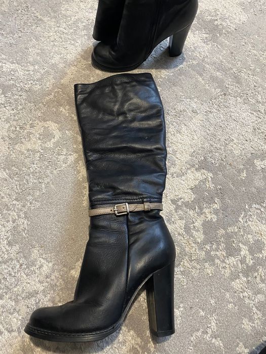 Жіноче зимове взуття на каблуку Шкіра 37