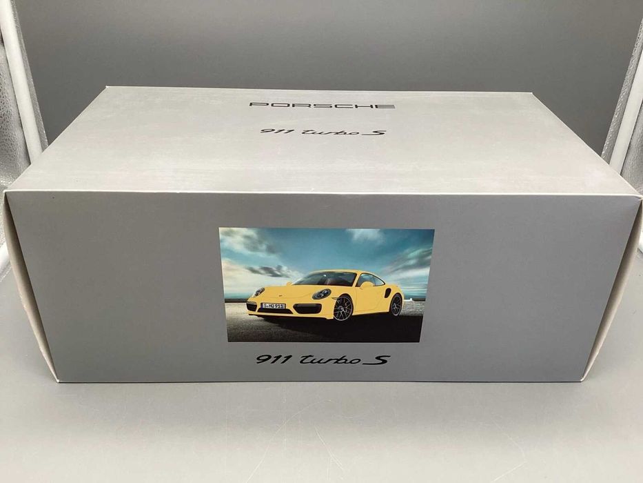 Porsche Turbo S + 1/18 + Vitrine + Spark + Resina + Portes Gratis