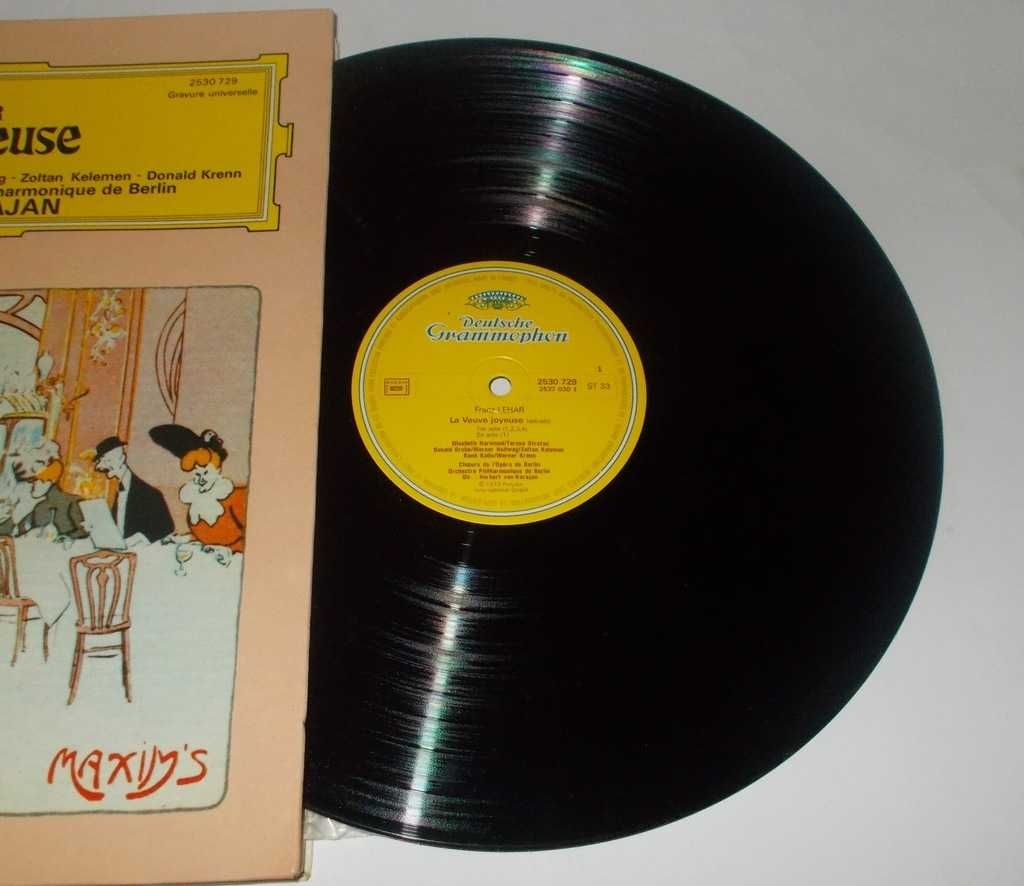 La Veuve Joyeuse Fraznz Lehar Herbert Von Karajan LP