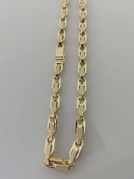 Złoty łańcuszek męski 87,9/dl.62cm    Nowy(7007)