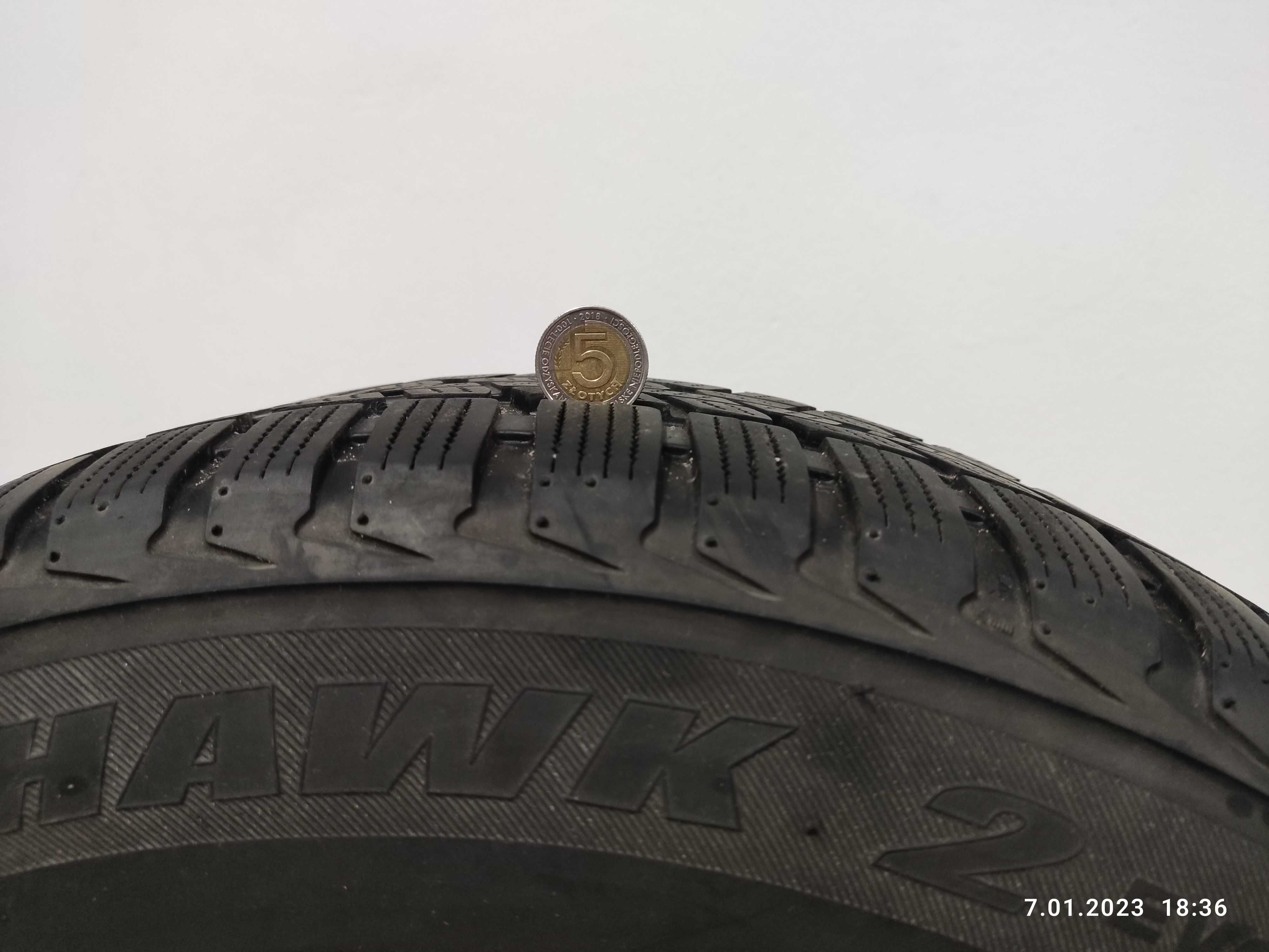 2 OPONY zimowe FIRESTONE Winterhawk 2 Evo 195/65 R15, 91T /Używane